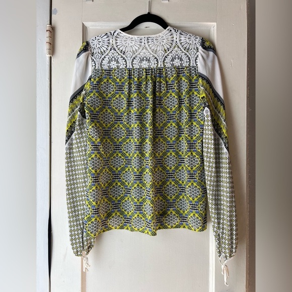 MSGM Silk Peasant Blouse IT 42 or US 6 - Picture 4 of 10
